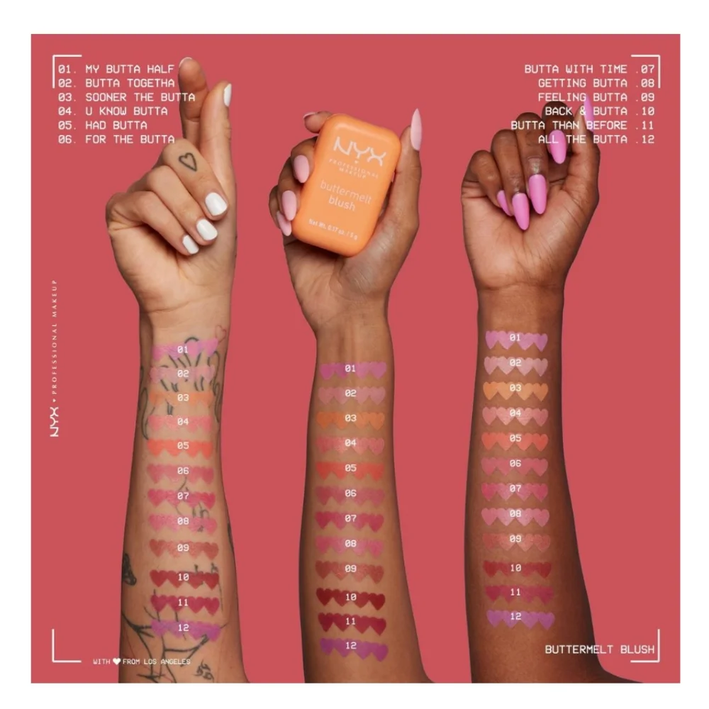 NYX Buttermelt Blush: My Butta Half ✨ candy pink with cool undertones ✨